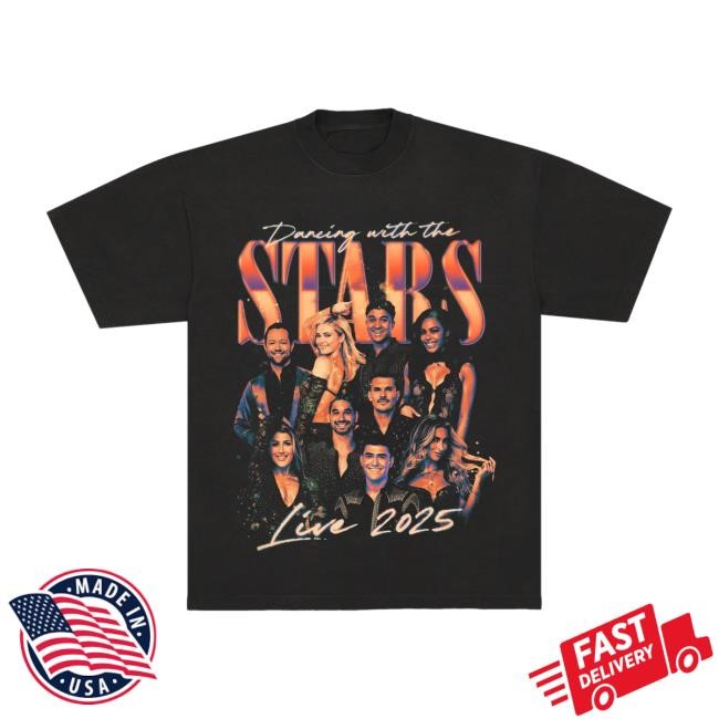 Dancing With The Stars 2025 Pros Group Photo New T-Shirt Dancing With The Stars Merch