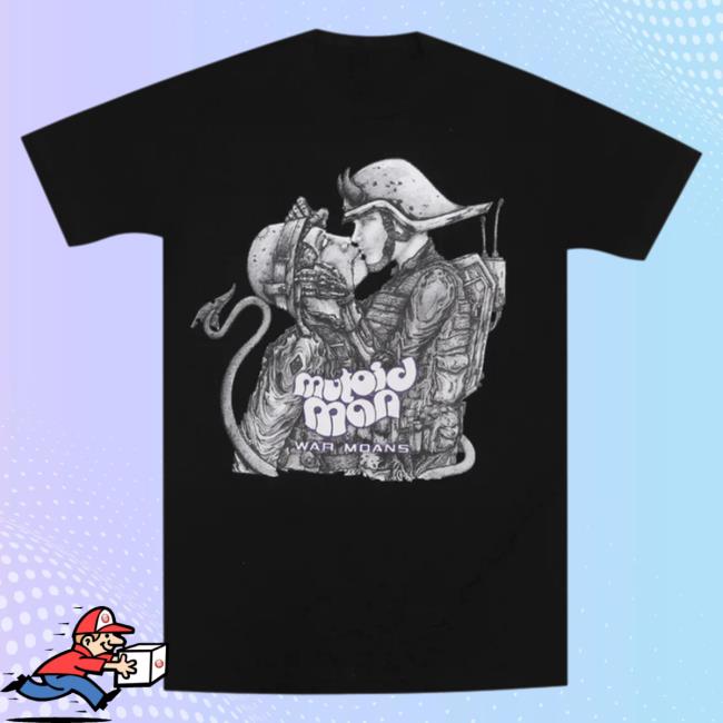 Official Hello Merch Mutoid Man War Moans Black Tee
