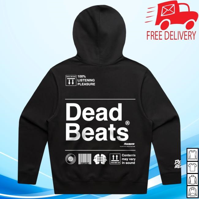 Official Deadbeats Apparel Merch Deadbeats - Inside The Ride - Relaxed Hoodies