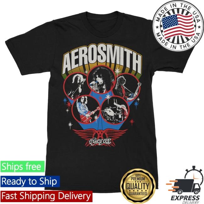Official Aerosmith Merch Store Peace Out Tour Shirt