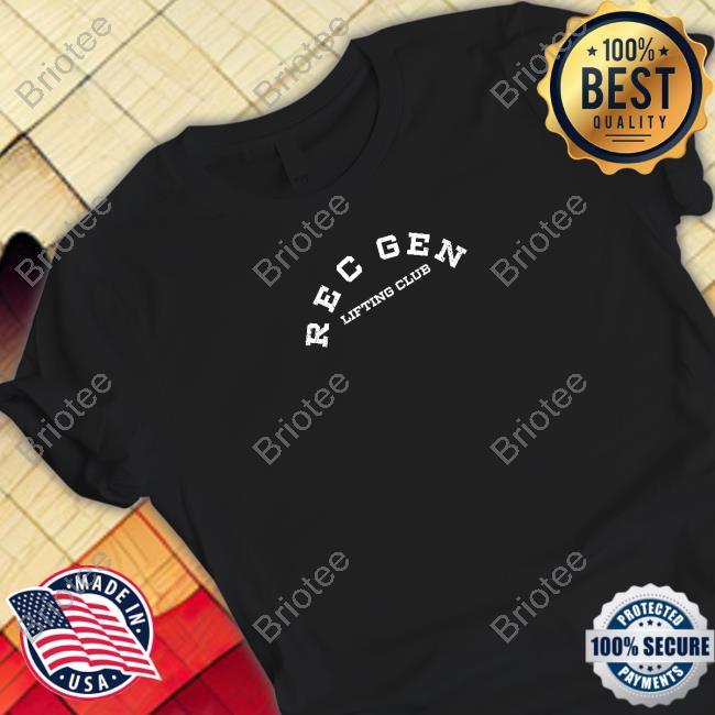 Official The Iconic Rec Gen Origin Lifting Club T-Shirt