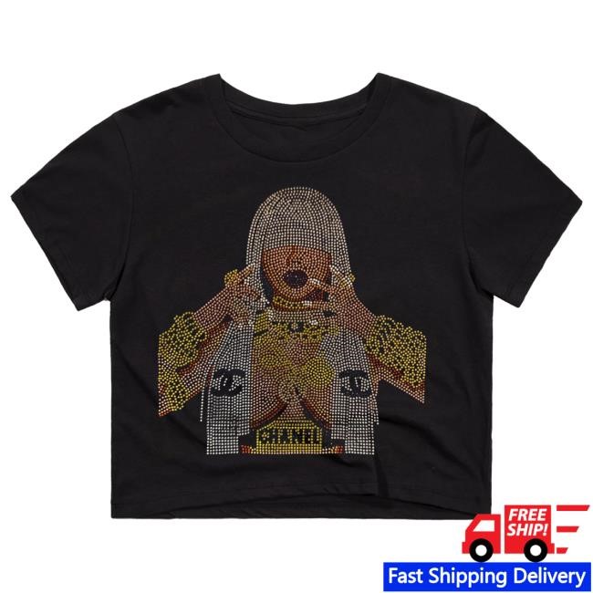 Official Lil Kim Bling Crop Top Hoodie