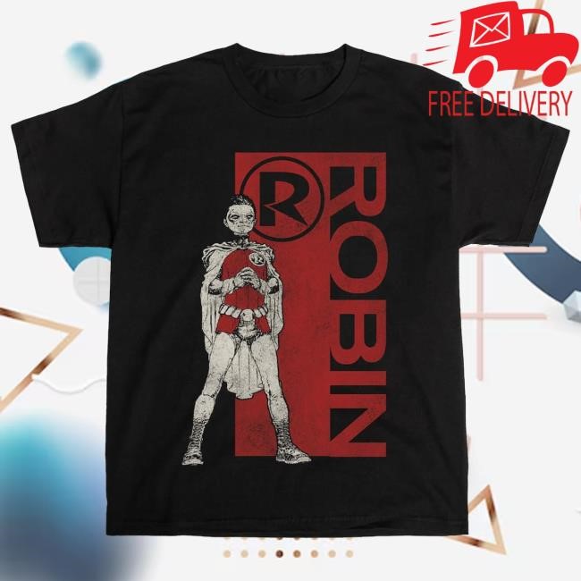 Official Heroes And Villains Forge Series DC Comics Batman Robin Forge Tee