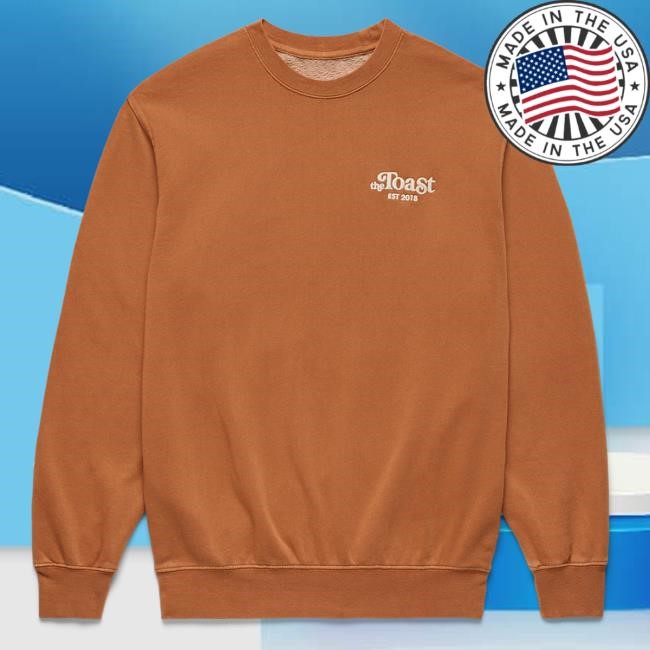 Toast Merch Logo Pullover Sweatshirt Camel