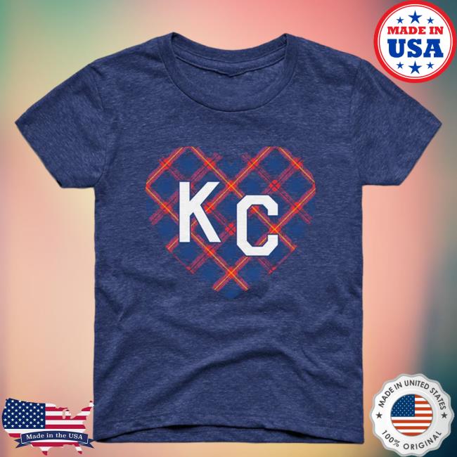 Charlie Hustle Shop Store Clothing Breweries & Spirits Navy & Plaid KC Heart Tee