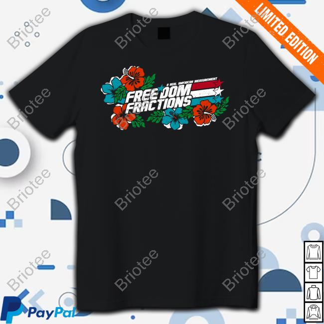 Official The Fat Electrician Merch Hawaiian Freedom Fractions Shirt