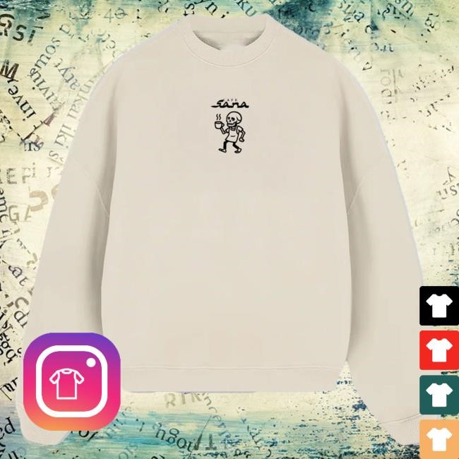 Official Sana Detroit Merch Store Cafe Crew - Oatmeal SanaDetroit