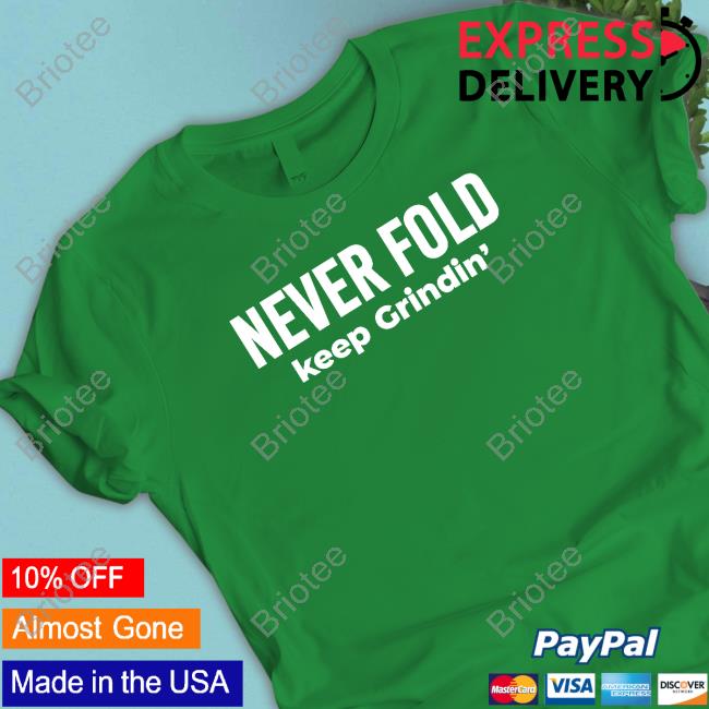 Official Philadelphia Eagles Miles Sanders Never Fold Keep Grindin' Shirts