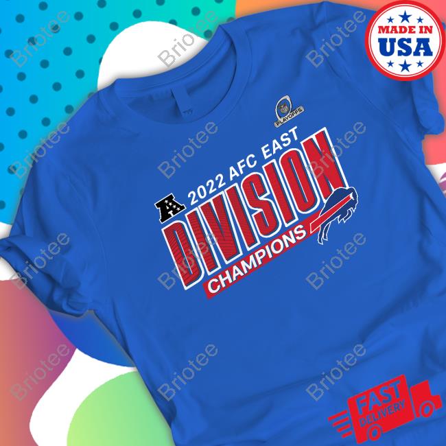 Buffalobills Store NFL 2022 Afc East Division Champions Shirt Buffalo Bills