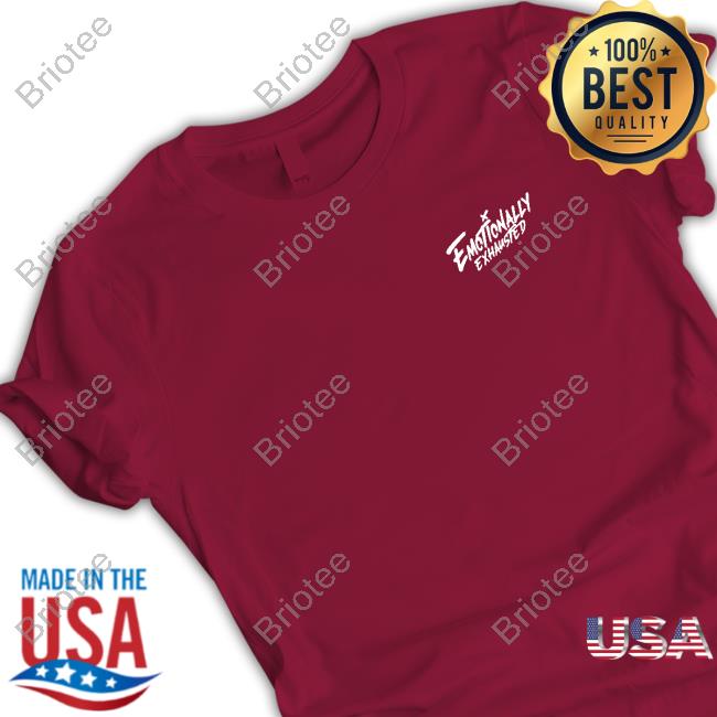 Emotionally Exhausted Black Tee