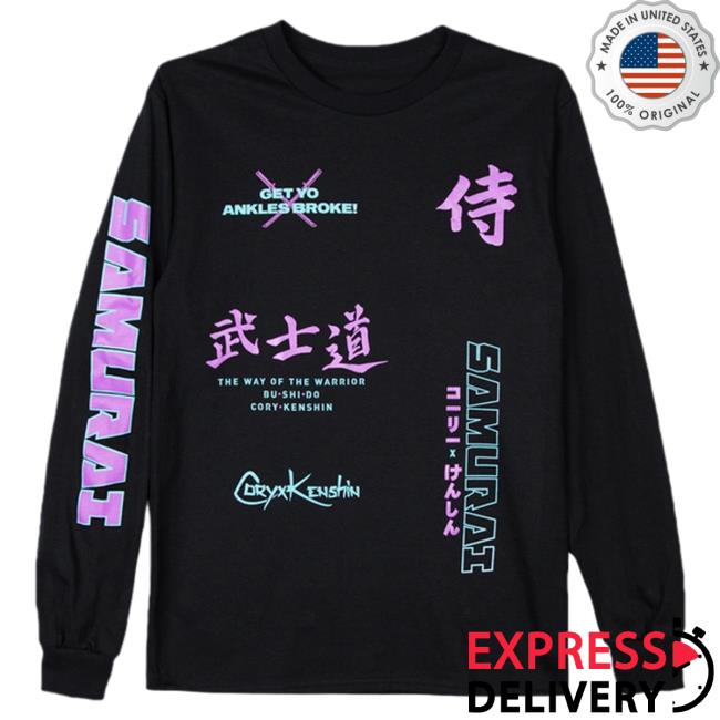 Official CORYxKENSHIN merch Blammer Get Yo Ankles Broke The Way Of The Warrior Bu-Shi-Do Cory-Kenshin Shirt