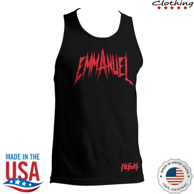 Official Anuel Aa Clothing Store Shop Anuelmerch Emmanuel Black RHLM Real Hasta La Muerte Tank Top Shirt 2023 Anuelaa Merch