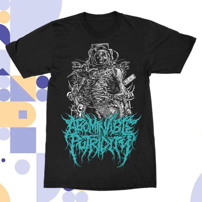 Official Indie Merch Store Shop Abominable Putridity "Rotted In Space" Popover Shirt Indiemerchstore