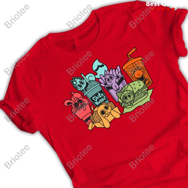Chikn Nuggit Fast Food Friends T Shirt