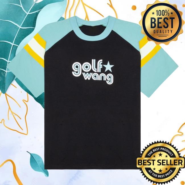 Official Tyler The Creator Merch Star Raglan Tees Black By Golf Wang
