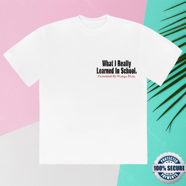 What I Learned In School Mixtape Pluto Short Sleeve Tee – Future | Official Store
