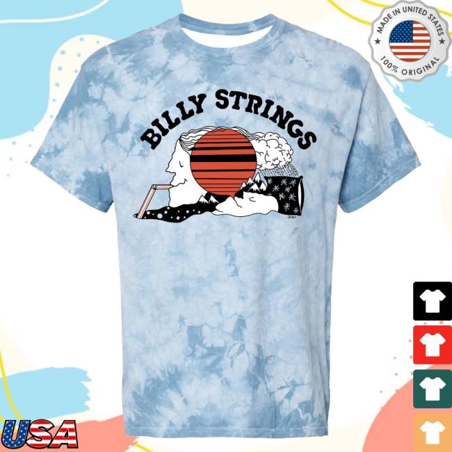 Official Billy Strings Merch Store Shop Billy Strings Dream Tie Dye Top Shirt (Perry Shall)
