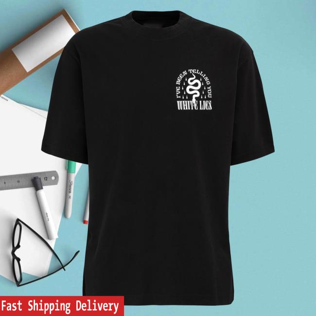Official Tokio Hotel Merch White Lies T-Shirt