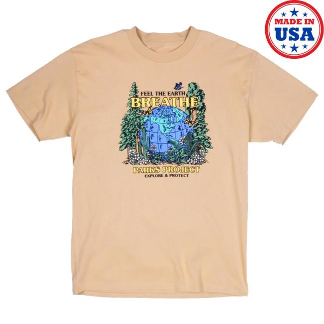 Shop Feel the Earth Breathe Globe New Tee Inspired by our National Parks – Parks Project