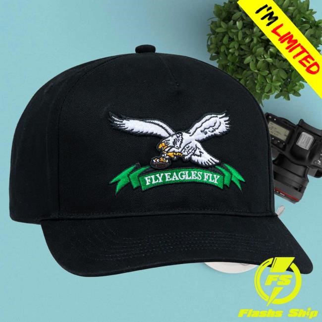 Official Golf Wang Merch Tyler The Creator Eagles Snapback Cap Black by Golf Wang x NFL