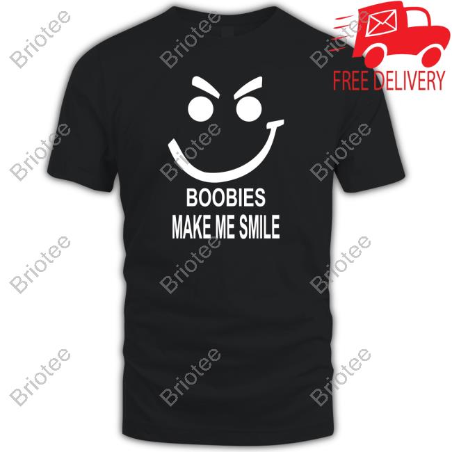 Weird Thrift Store Shirts Boobies Make Me Smile Hoodie Sweatshirt Strangethrift