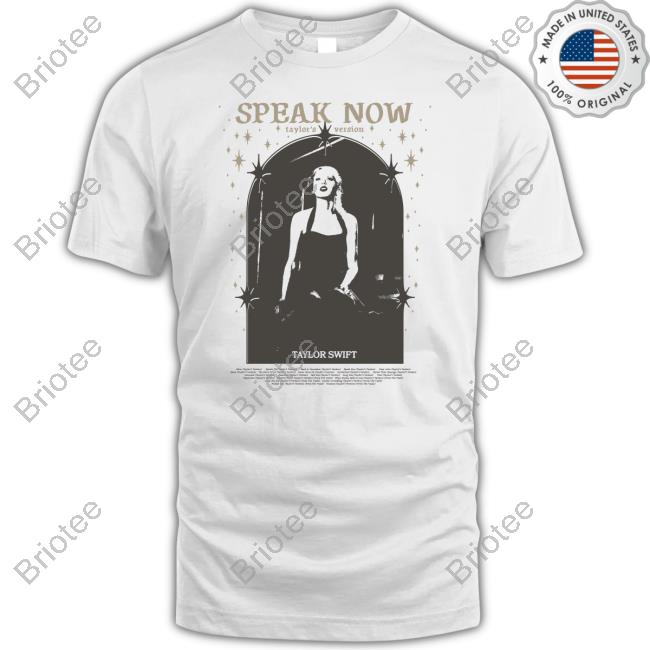 Speak Now (Taylor's Version) Tracklist Taupe T-Shirt