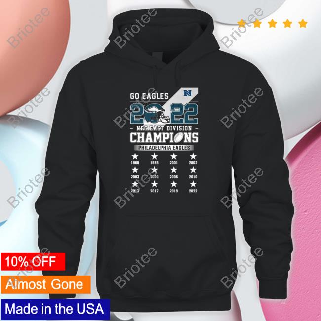 Go Eagles 2022 NFC East Division Champions T-Shirt