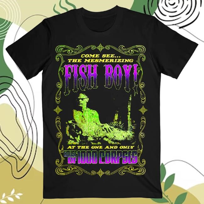 Official Rob Zombie Merch Store Fish Boy New Shirt