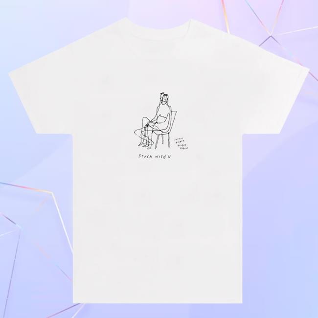 Official Justin Bieber Merch Store Shop Justin Bieber Stuck With U Chair Popover Shirt I JustinBieber Apparel Clothing