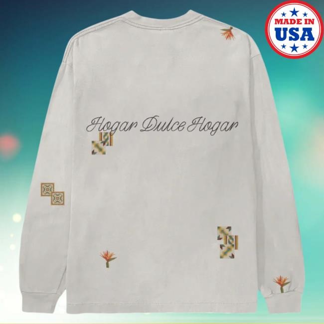 Bad Bunny Lozas y Flores L/S T Shirt Bad Bunny Merch Store Official