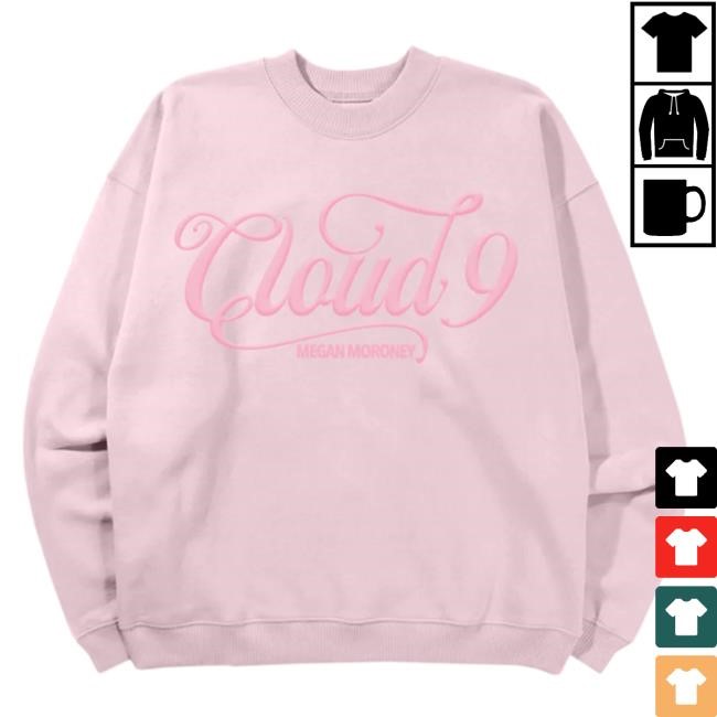 Limited Cloud 9 Pink Crewneck Megan Moroney Release