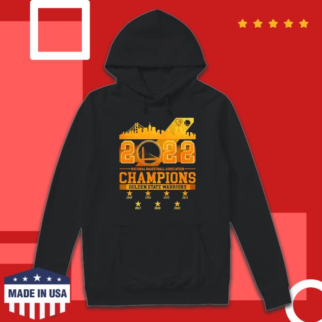 Official Golden State Warriors 2022 National Basketball Association Champions 1947-2022 Tee