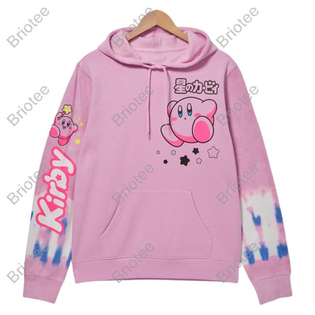 Official Box Lunch Clothing Shop Store Nintendo Kirby Portraits Tie Dye Hooded Sweatshirt Boxlunch Exclusive Merch