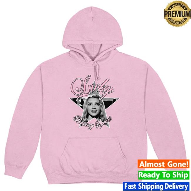 Official Britney Spears Merch Store Britney Spears Lucky Pink Hoodies BritneySpears