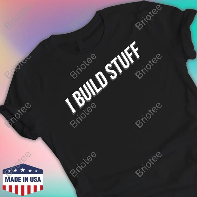 Drew Builds Stuff Merch I Build Stuff TankTop