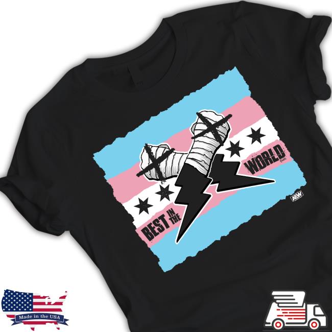 Official CM Punk - Best in the World Trans Pride Hoodie
