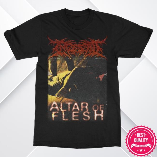 Official Indie Merch Store Shop Ingested "Altar Of Flesh " Shirts IndieMerchStore