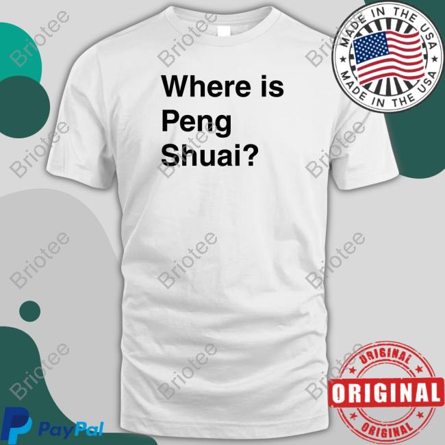 Where Is Peng Shuai Australian Open Tee