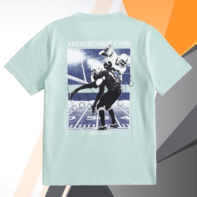 Ypb Imagery Graphic Logo Tee Sage Green Abercrombie And Fitch New Shirt Premium Quality | Red Hot Chili Peppers Official | Alternative Rock Fan Gear