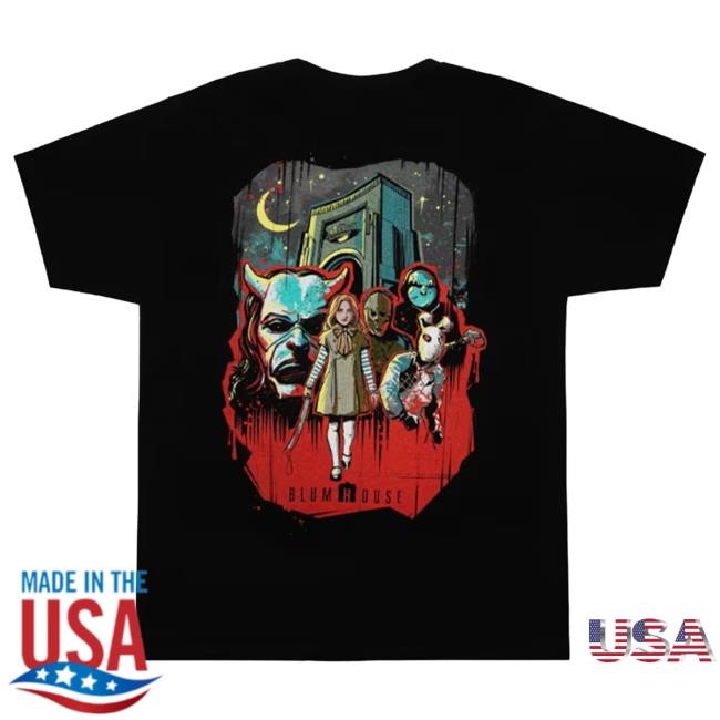 Official Halloween Horror Nights 2025 Blumhouse Adult Tee