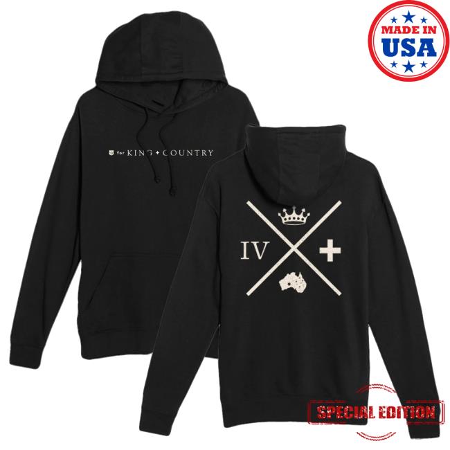 Official MerchBar for King and Country Logo Sweatshirts - Black Merch Bar