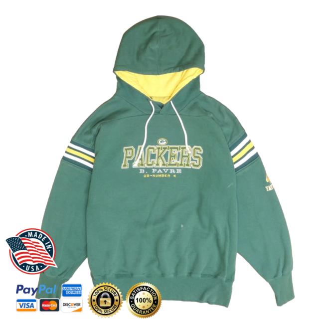Official Throwback Vault Vintage Green Bay Packers Brett Favre Shirt