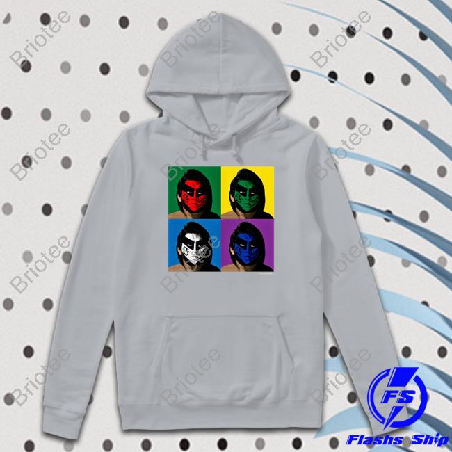 Twoplatoons Merch Great Muta Collaboration Faces Sweatshirt Muto Office