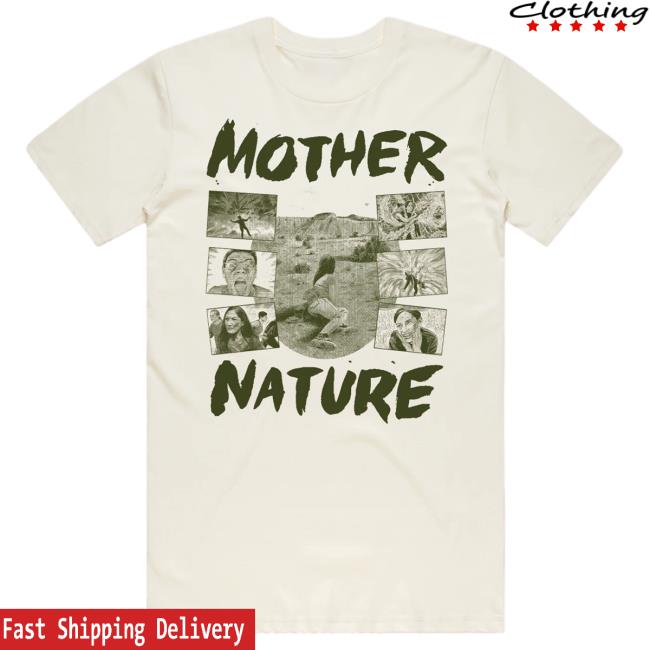 Official Super Yaki Shop Super Yaki Super Yaki & Mother Nature Present: Panels Attractive Shirt Narural