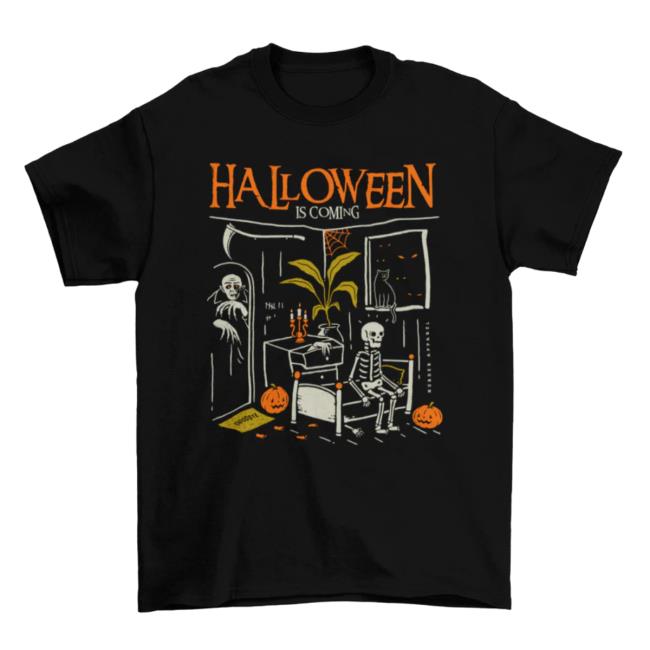 Official Murder Apparel Clothing Store Shop Merch Halloween Is Coming Shirt