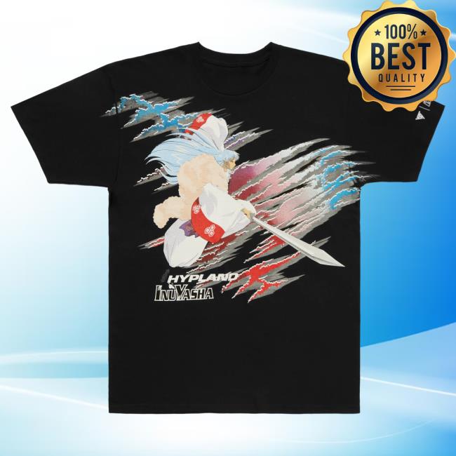 Official Hypland Clothing Merch Store Hypland Inuyasha Sesshomaru Full Body Cut Tee (Black)