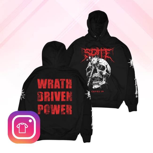 Official Spite Cult Merch Caved In New Hoodie Spite Cult