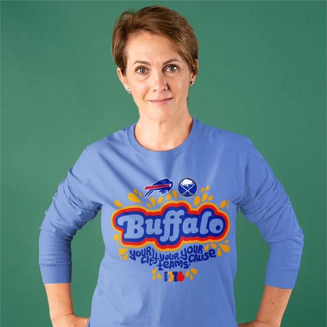 Buffalo Bills Your City Your Teams Your Cause T Shirt Give716 One Buffalo