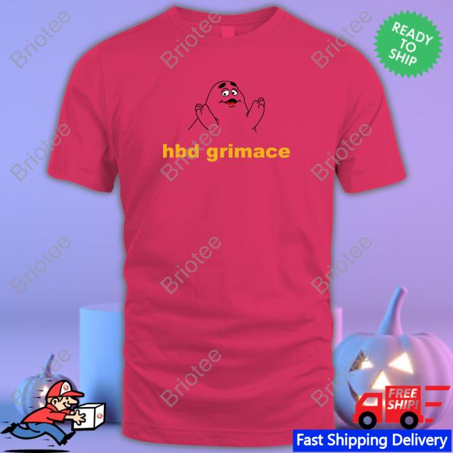 Official Happy Birthday Grimace T Shirt Hbd Grimace