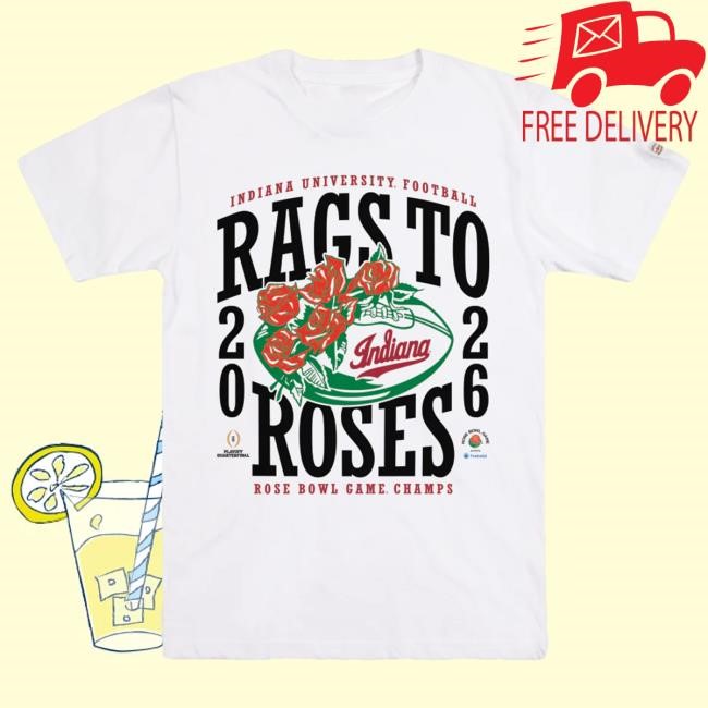 Official Indiana Hoosiers College Football NCAA Rose Bowl Tee Homefield